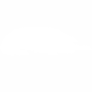 Boredom icon in white.