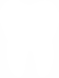 Teething icon in white.