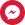 Icono de Messenger en rojo y blanco.