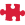 Icône du puzzle de distribution des traitements en rouge.